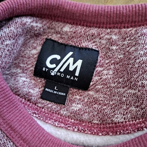 C/M by Como Man sweatshirt cozy soft cabin coastal mens LG - Picture 6 of 10